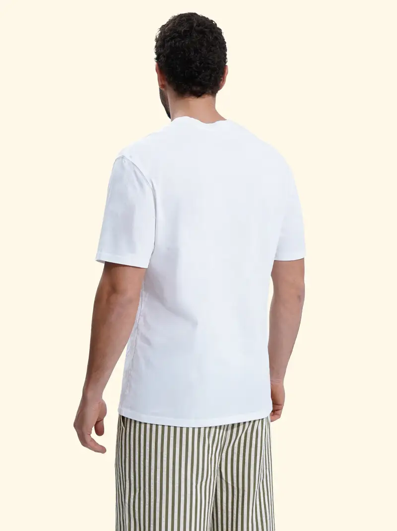 T-Shirt Uomo F**K Bianco SM6009-WH miniatura 2