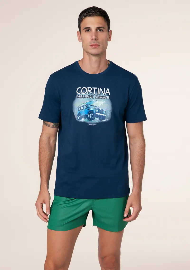 T-Shirt Uomo F**K Blu M01TS86-BU