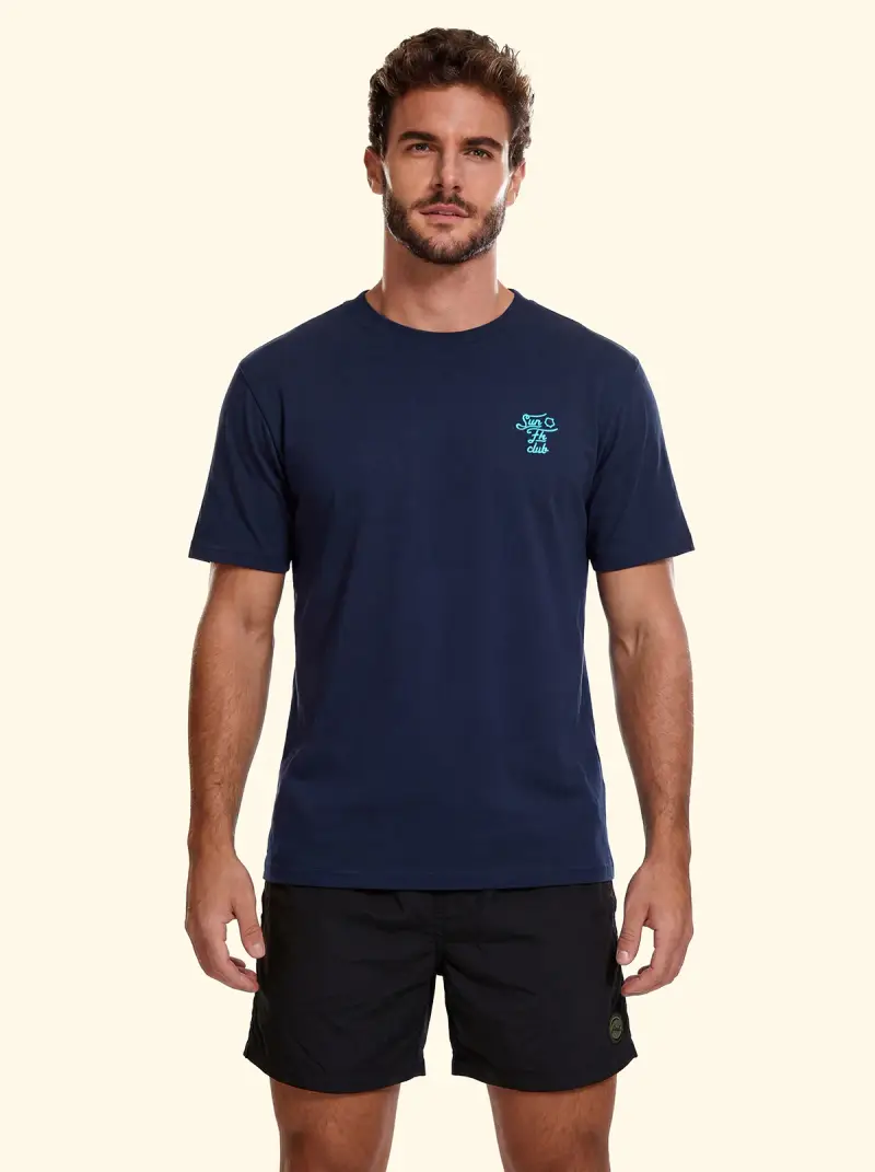 T-Shirt Uomo F**K Blu SM6001-BU