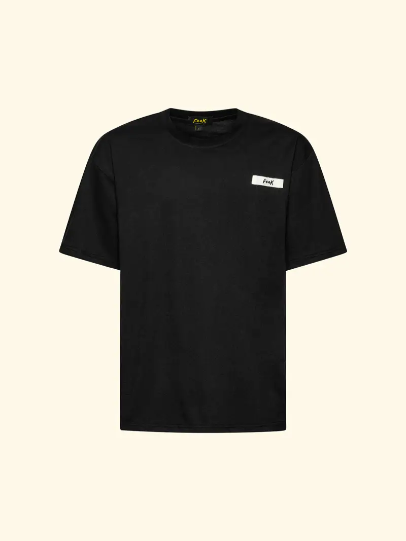 T-Shirt Uomo F**K Nero SM6002-BK miniatura 3