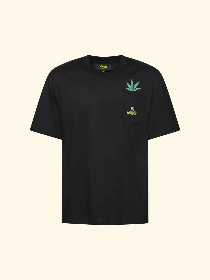 T-Shirt Uomo F**K Nero SM6004-BK miniatura 3