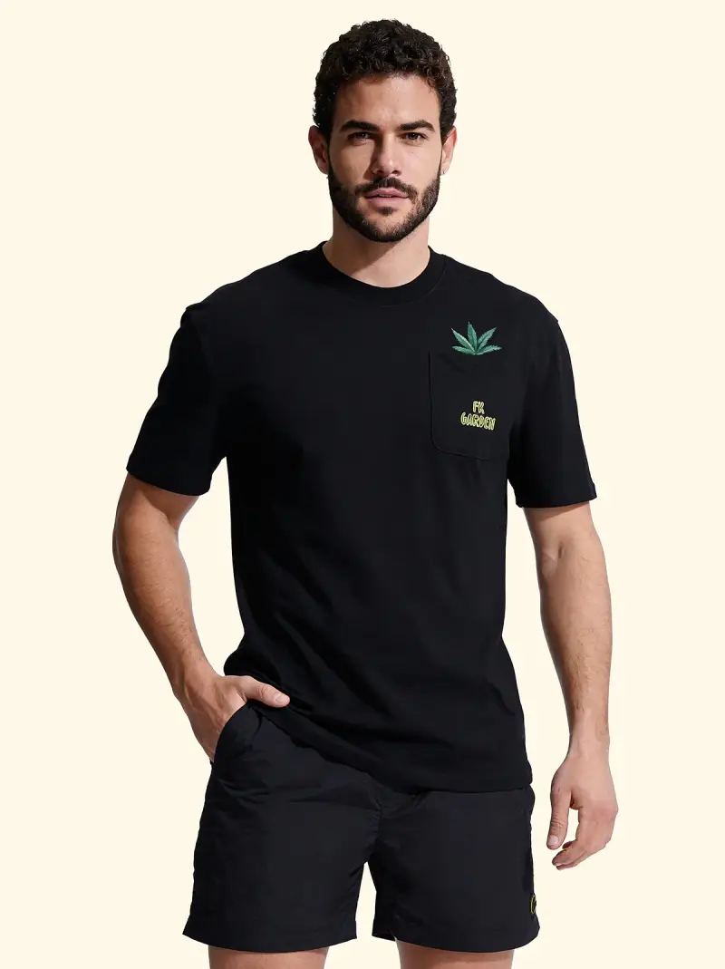 T-Shirt Uomo F**K Nero SM6004-BK