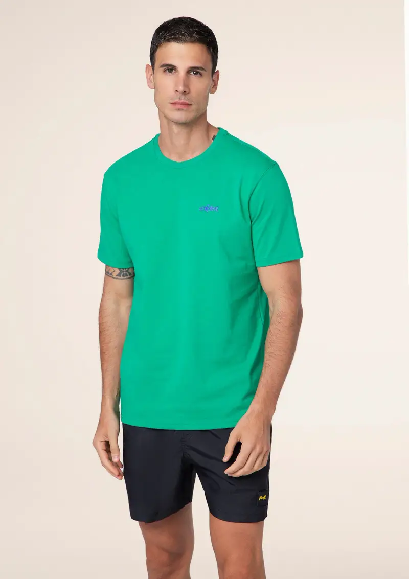 T-Shirt Uomo F**K Verde M01TS70-GN