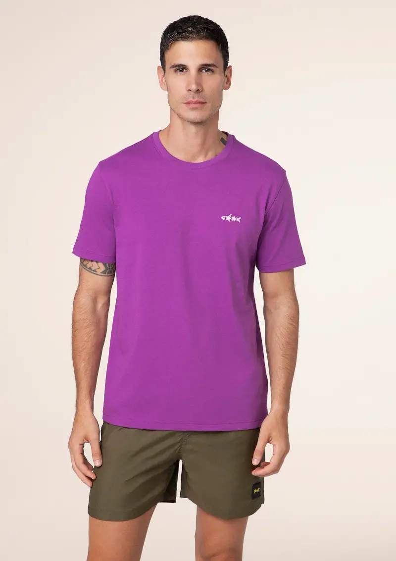 T-Shirt Uomo F**K Viola M01TS70-PR
