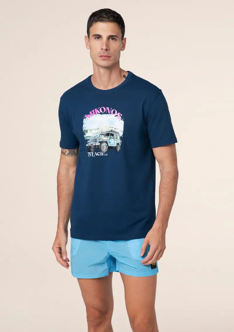 T-Shrit Uomo F**K Blu M01TS75-BU