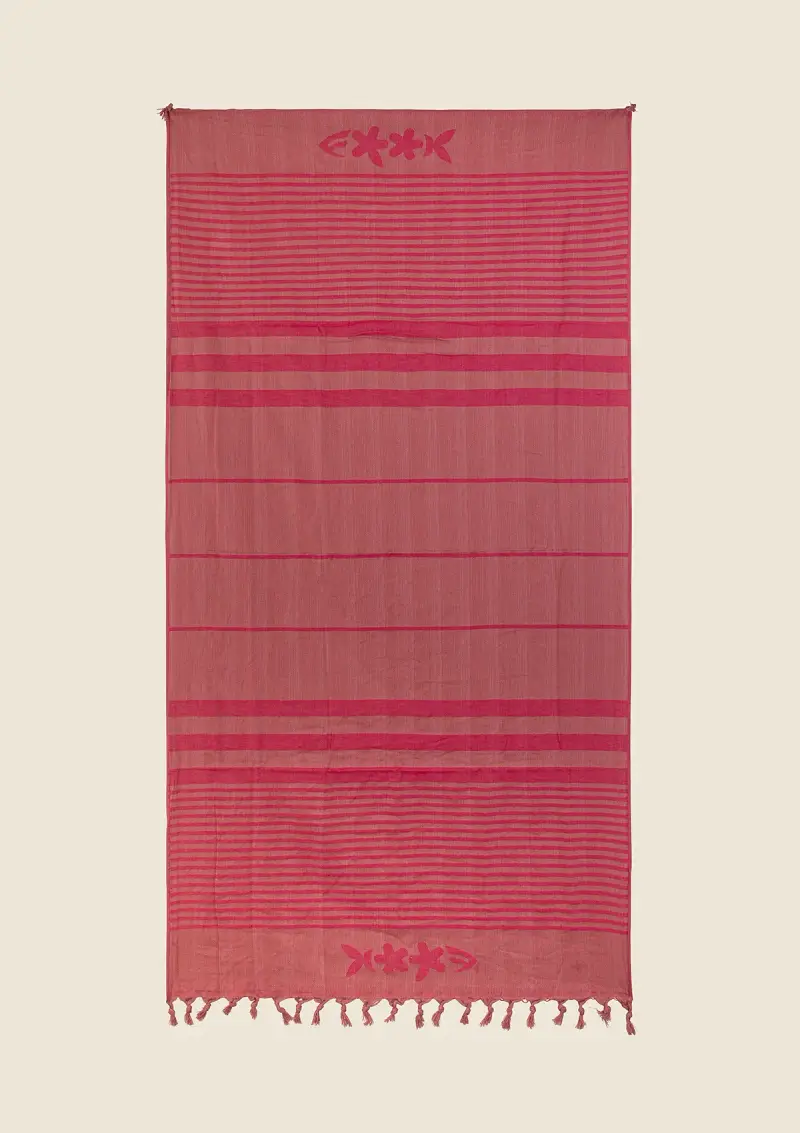 Telo Mare Fouta Donna F**K Corallo A160-CR