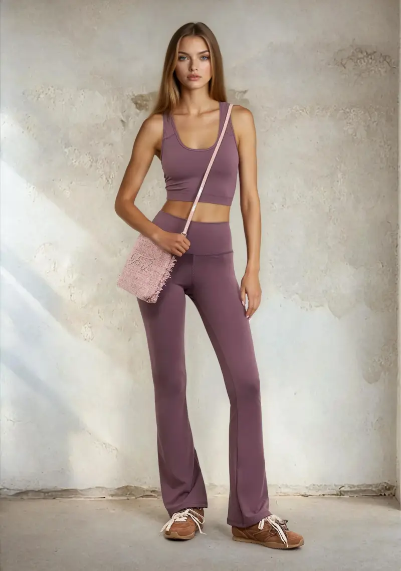 Top Sportivo Donna F**K Light Brown W0502-LB