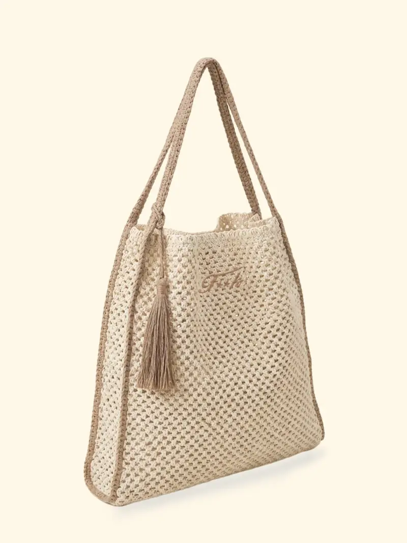Tote Bag Donna F**K Beige SW0004-BG miniatura 2