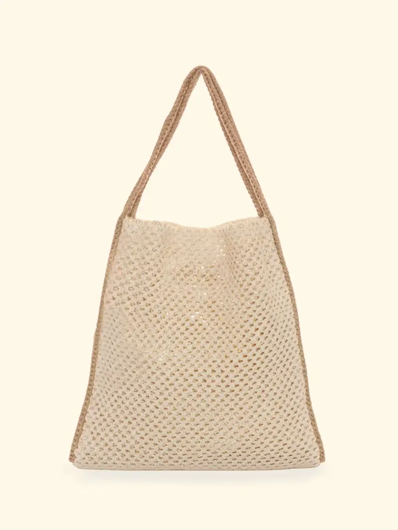 Tote Bag Donna F**K Beige SW0004-BG miniatura 3