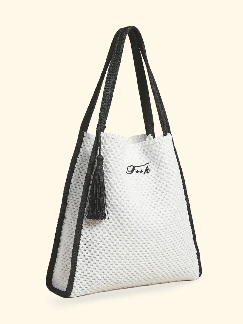 Tote Bag Donna F**K Bianca SW0004-WH miniatura 2