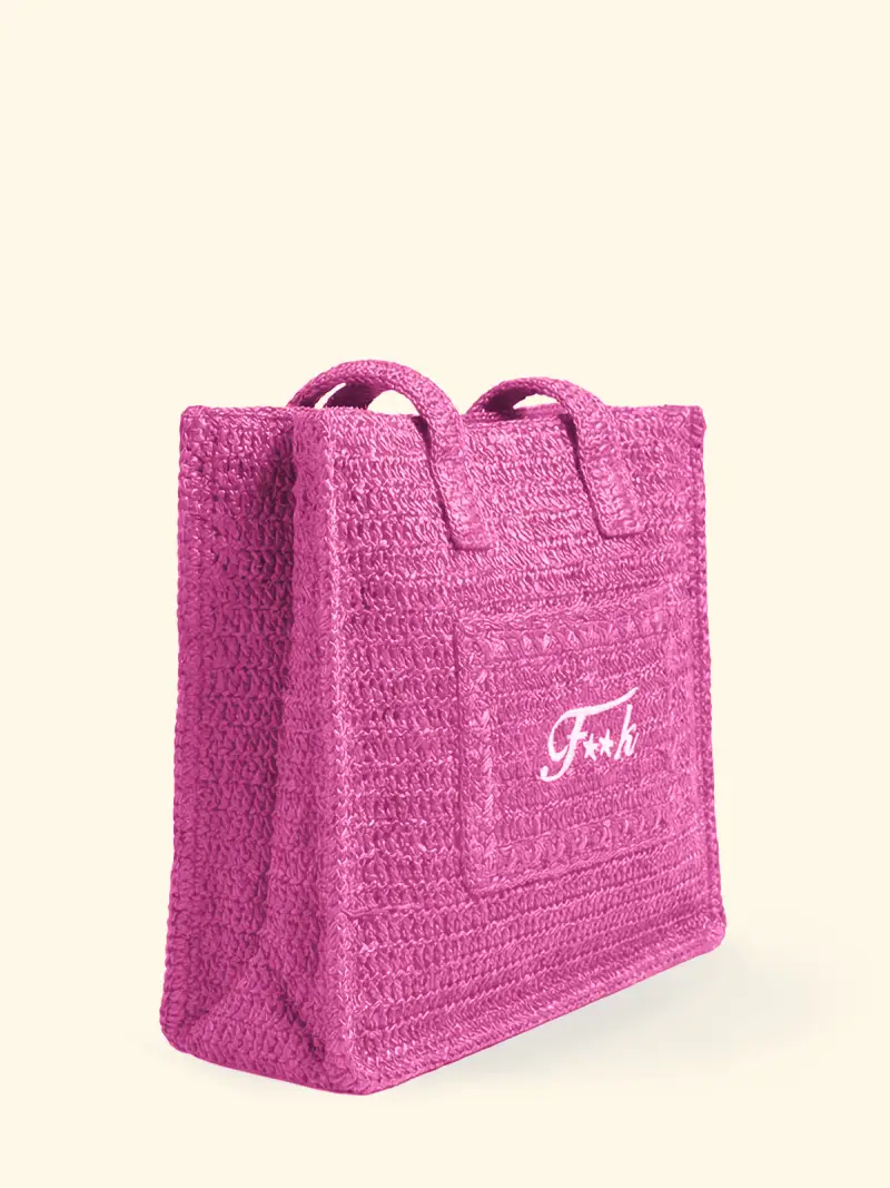 Tote Bag Donna F**K Fucsia SW0001-FX miniatura 2