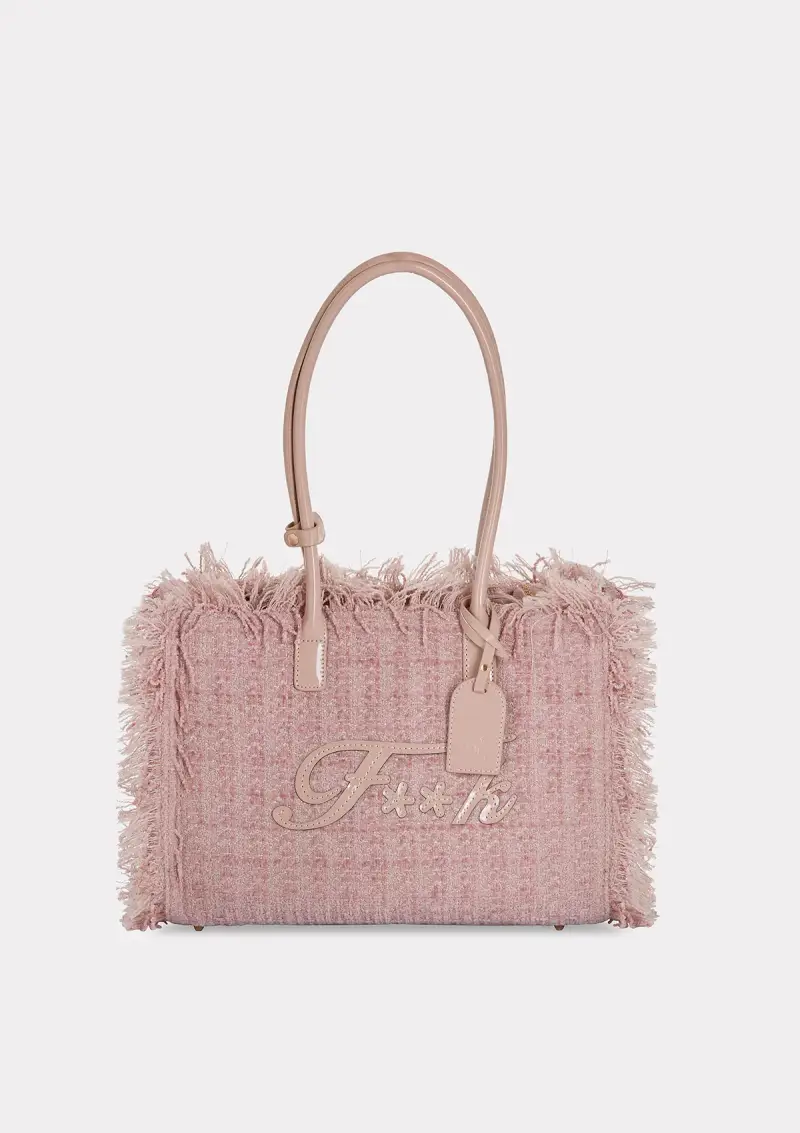 Tote Bag Donna F**K Light Pink WW0070-LP