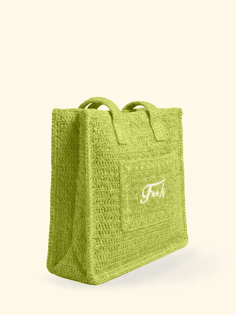 Tote Bag Donna F**K Lime SW0001-LI miniatura 2