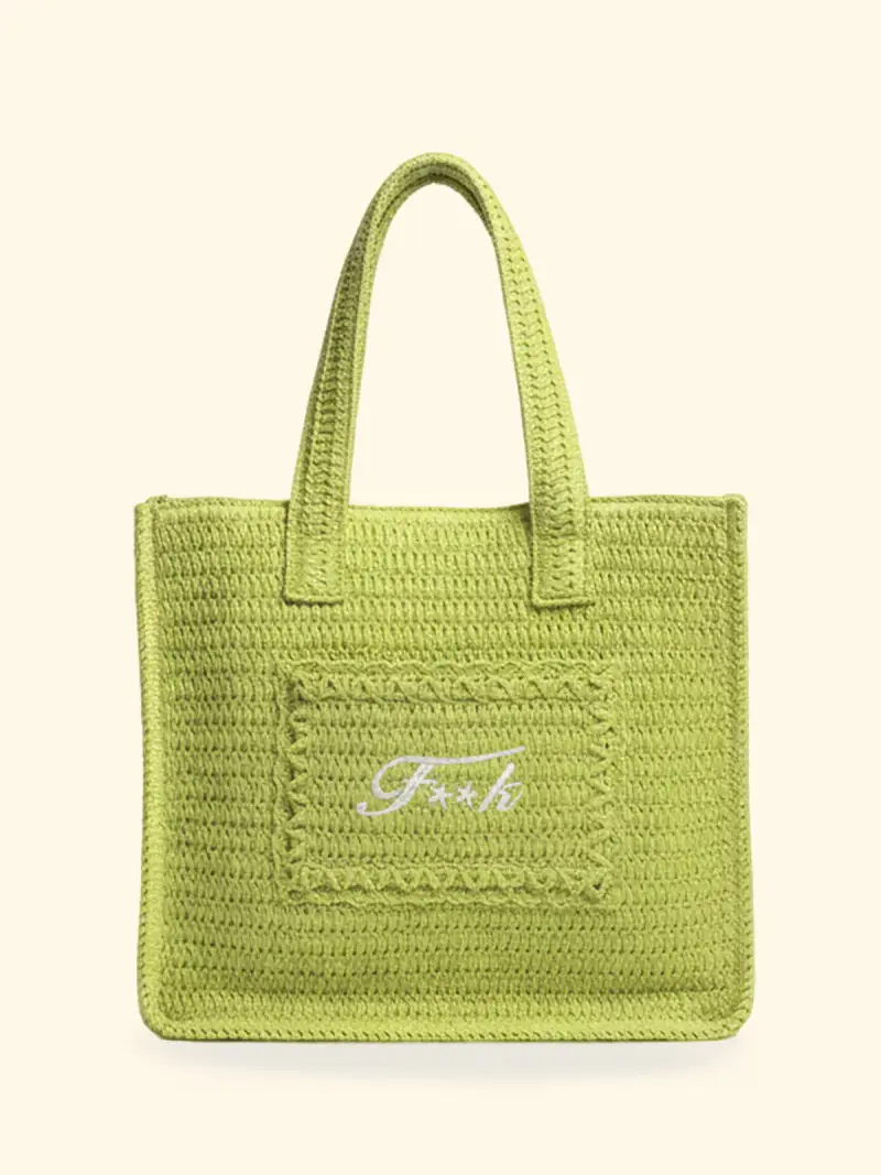 Tote Bag Donna F**K Lime SW0001-LI