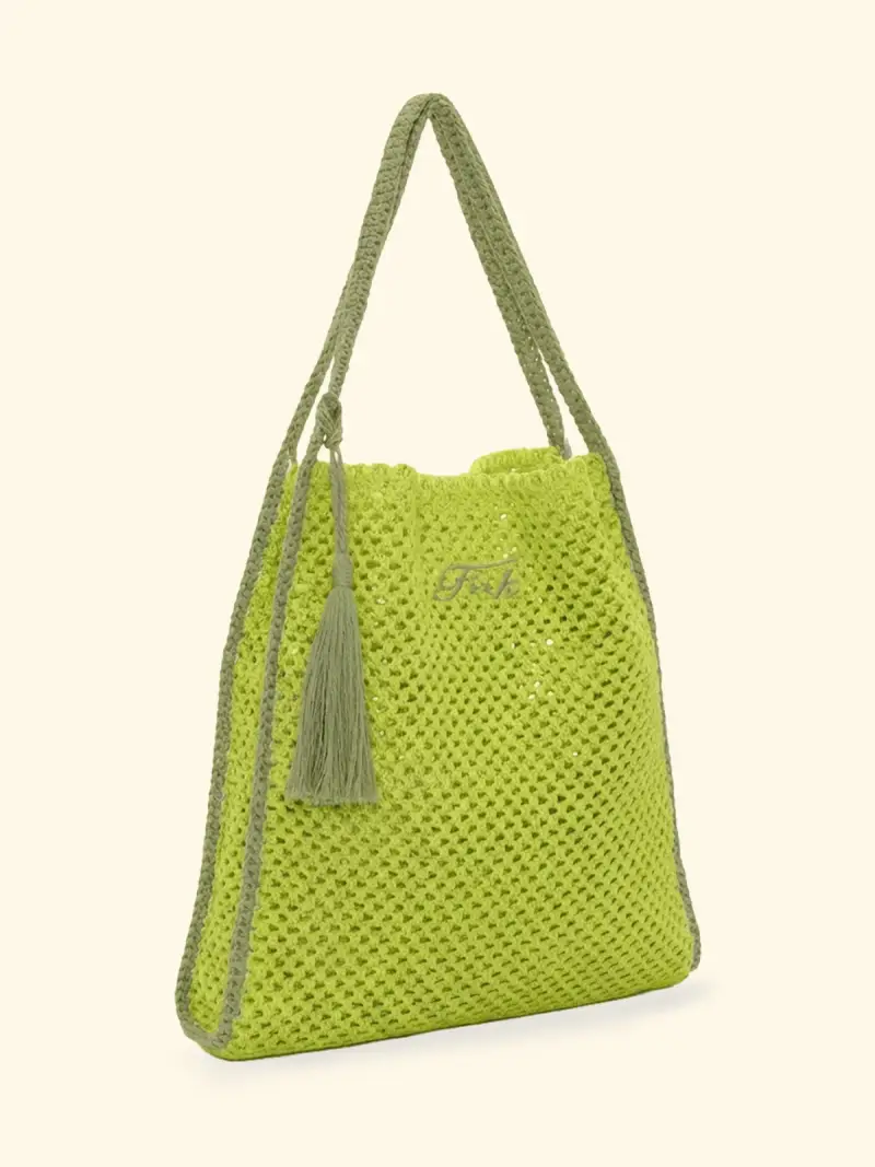 Tote Bag Donna F**K Lime SW0004-LI miniatura 2