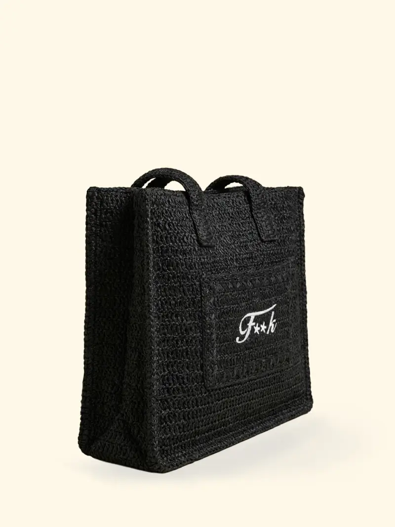 Tote Bag Donna F**K Nera SW0001-BK miniatura 2