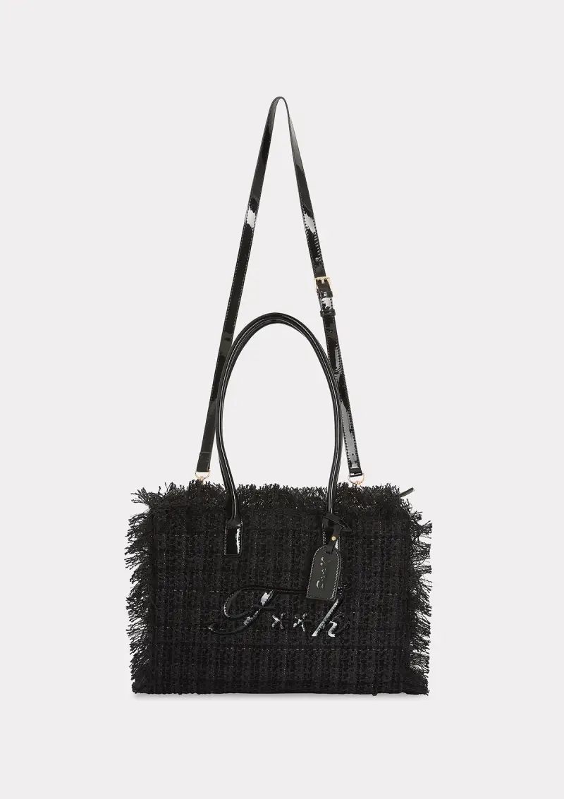 Tote Bag Donna F**K Nera WW0070-BK miniatura 2