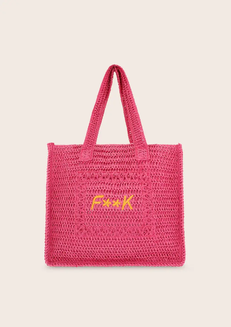 Tote Summer Bag Donna F**K Fucsia A055-FX