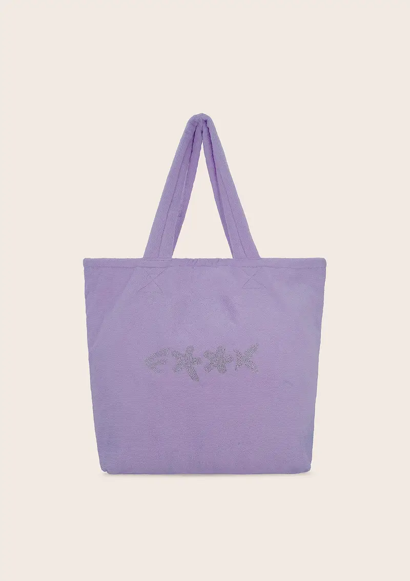 Tote Summer Bag Donna F**K Lilla A085-LC