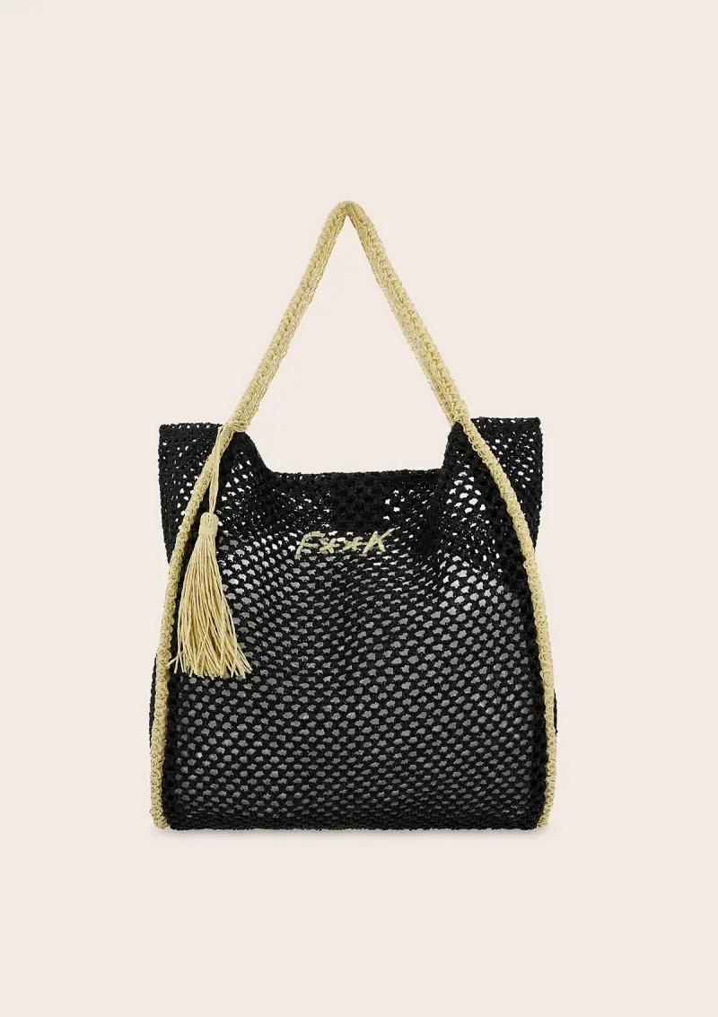 Tote Summer Bag Donna F**K Nera A056-BK