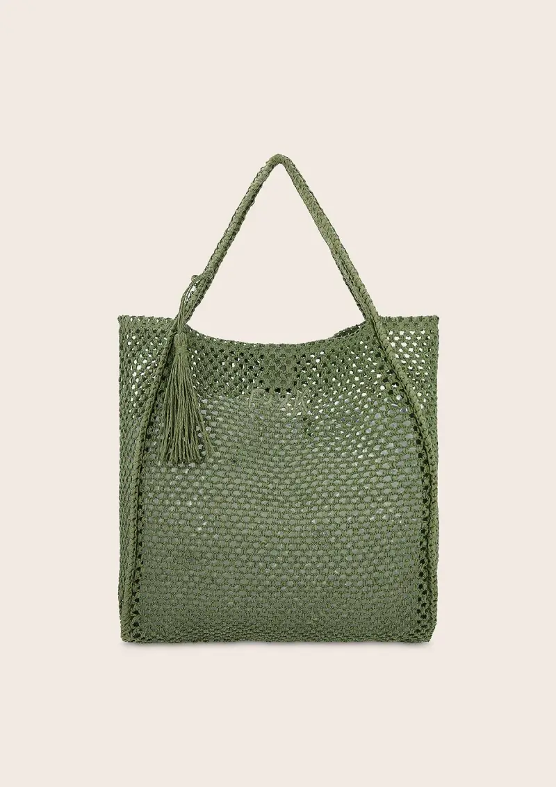 Tote Summer Bag Donna F**K Verde A056-GN