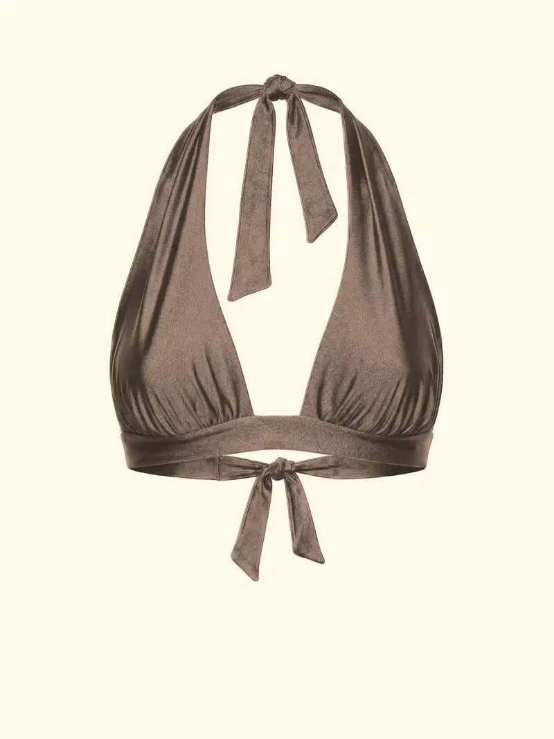 Triangolo Alto Donna F**K Grigio SW1903-DG miniatura 3