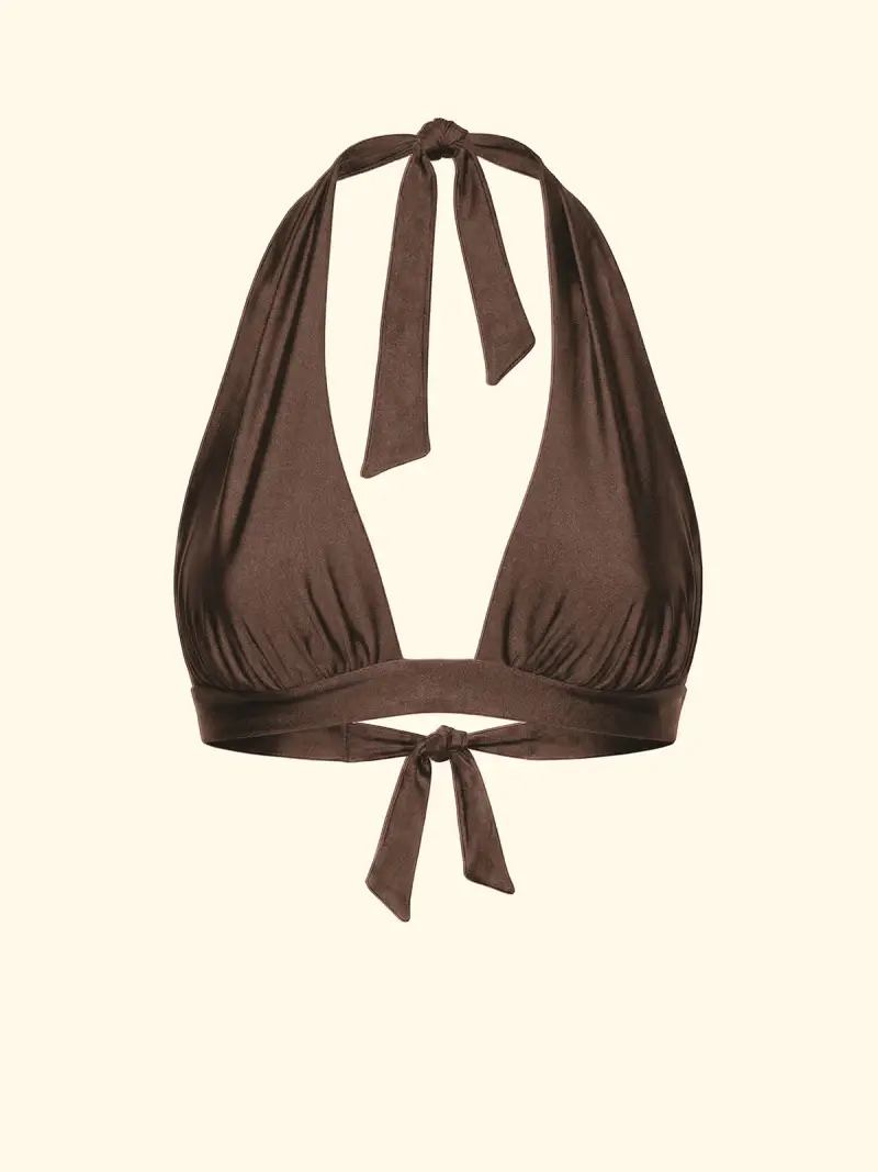 Triangolo Alto Donna F**K Marrone SW1903-BN miniatura 3