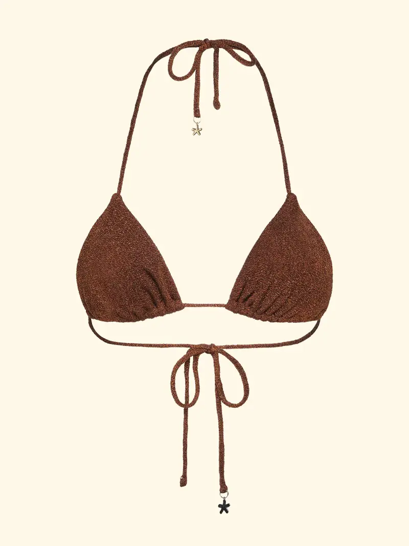 Triangolo Regolabile Donna F**K Marrone SW1130-BN miniatura 3