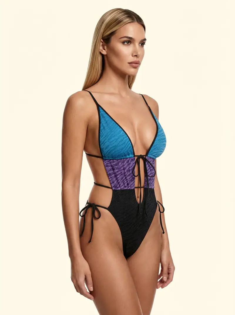 Trikini Donna F**K Nero SW0162BK