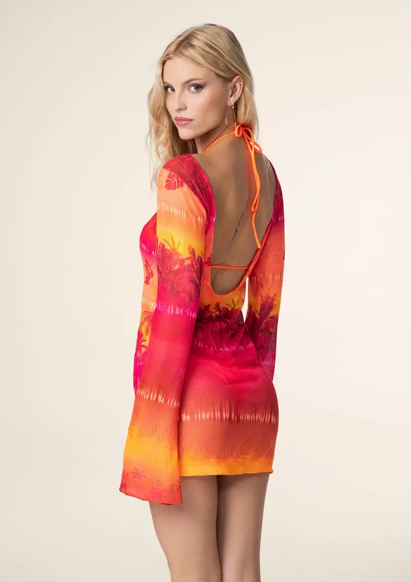 Vestito Corto Donna F**K Fantasia 0746-X17 miniatura 3