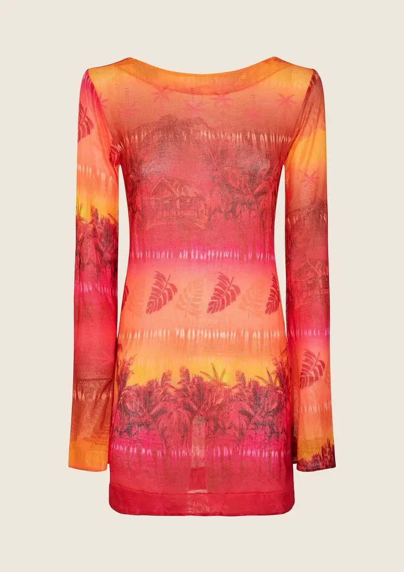 Vestito Corto Donna F**K Fantasia 0746-X17 miniatura 4