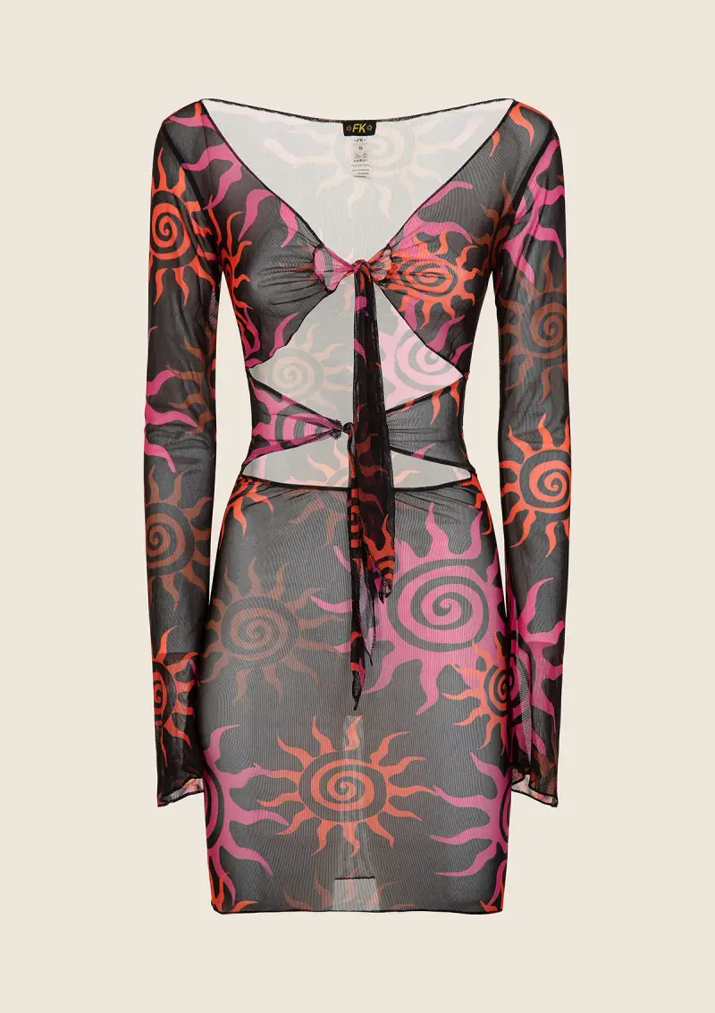 Vestito Corto Donna F**K Fantasia 0816-X03 miniatura 3