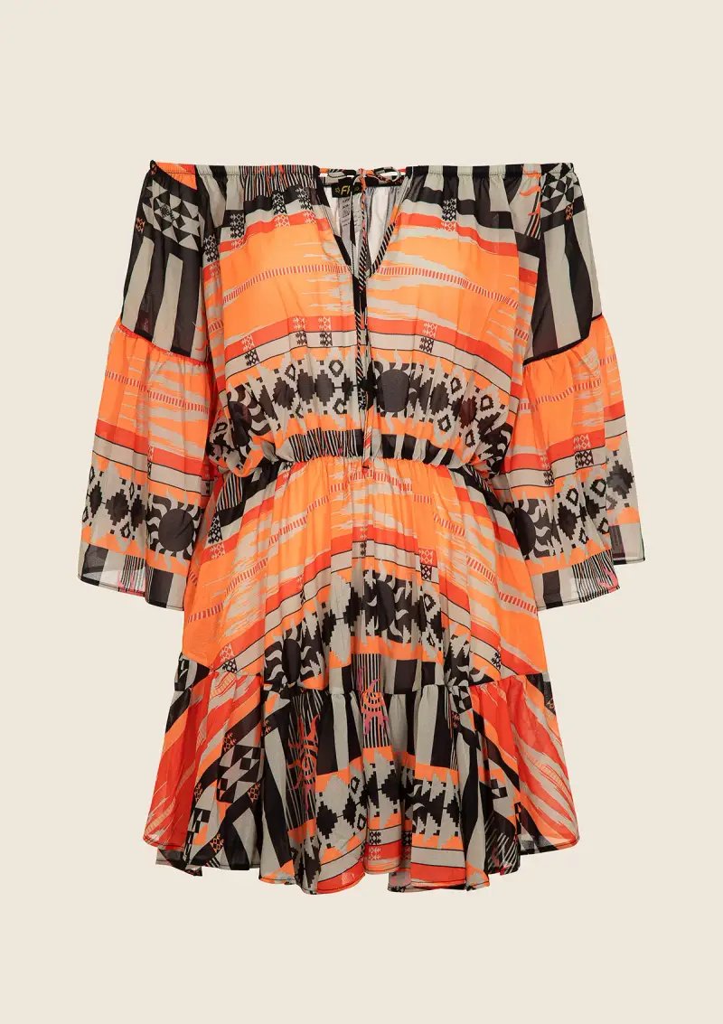 Vestito Corto Donna F**K Fantasia 2562-X05 miniatura 4