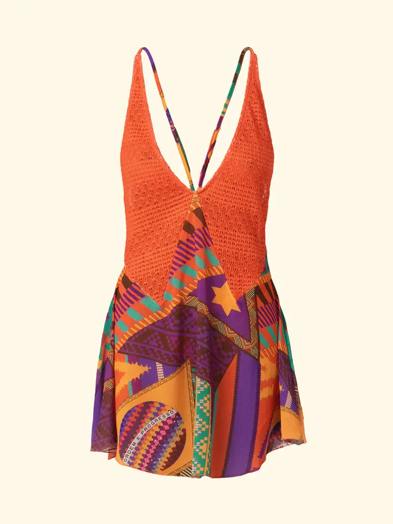 Vestito Corto Donna F**K Fantasia SW0218-X11 miniatura 4