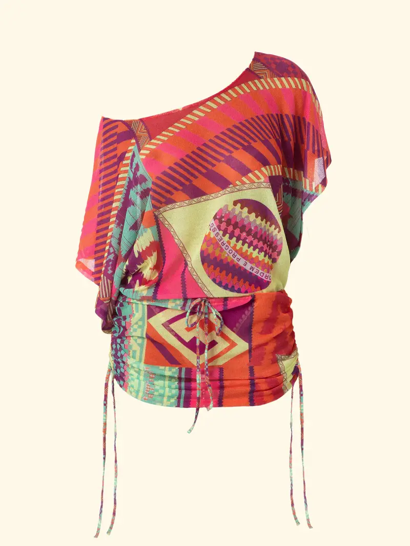 Vestito Corto Donna F**K Fantasia SW0293-X13 miniatura 3