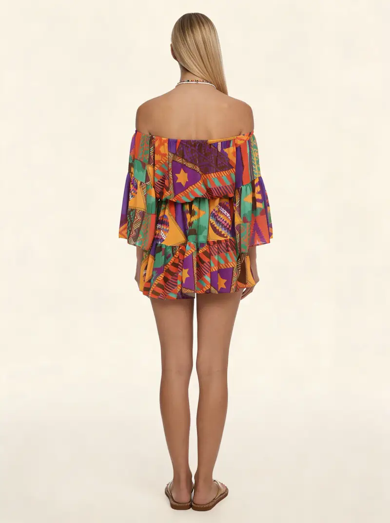 Vestito Corto Donna F**K Fantasia SW3102-X11 miniatura 3