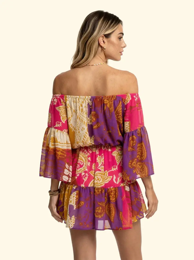 Vestito Corto Donna F**K Fantasia SW3104-X41 miniatura 2