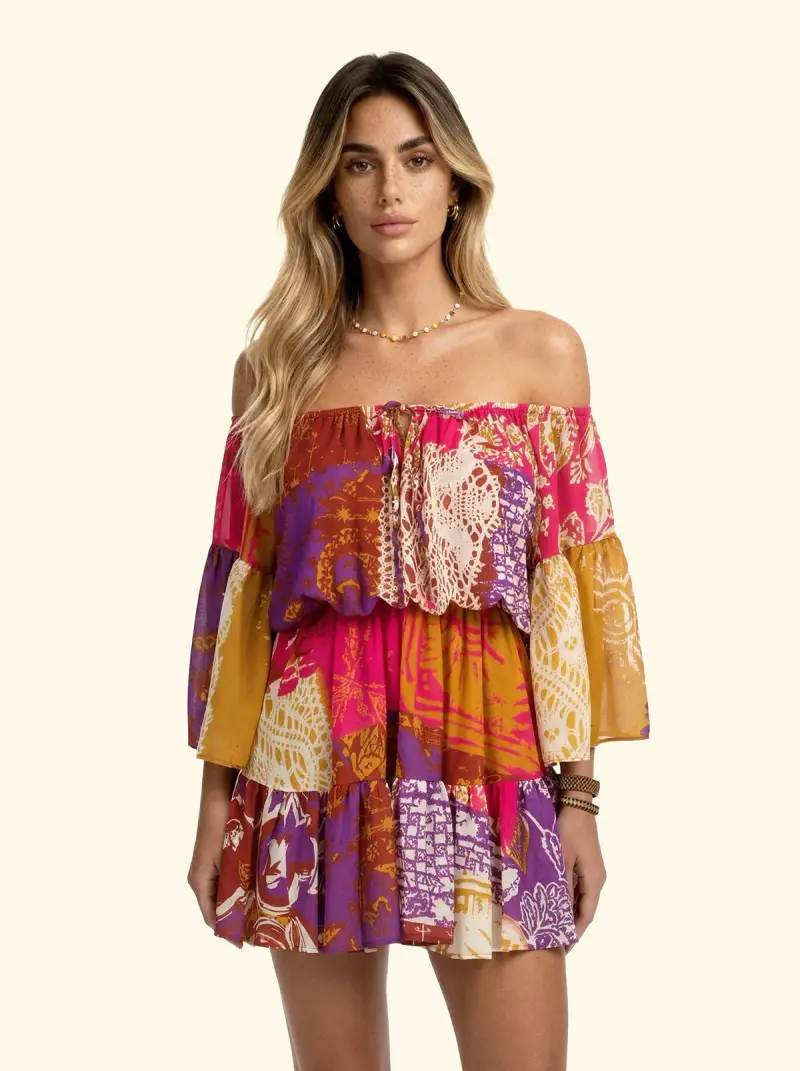 Vestito Corto Donna F**K Fantasia SW3104-X41