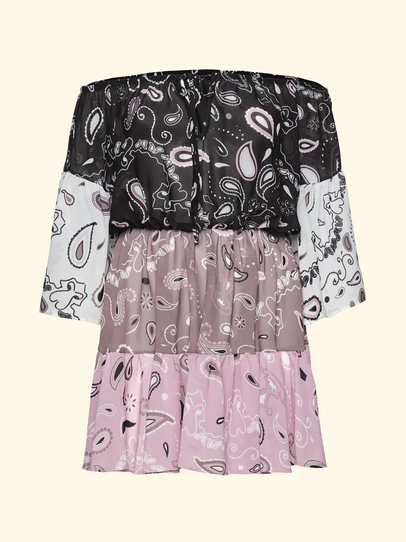 Vestito Corto Donna F**K Fantasia SW3105-X55 miniatura 4