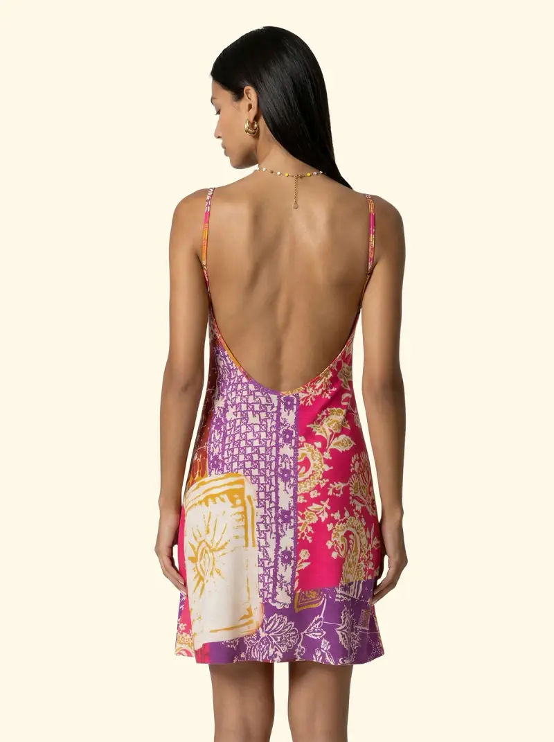 Vestito Corto Donna F**K Fantasia SW3204-X41 miniatura 2