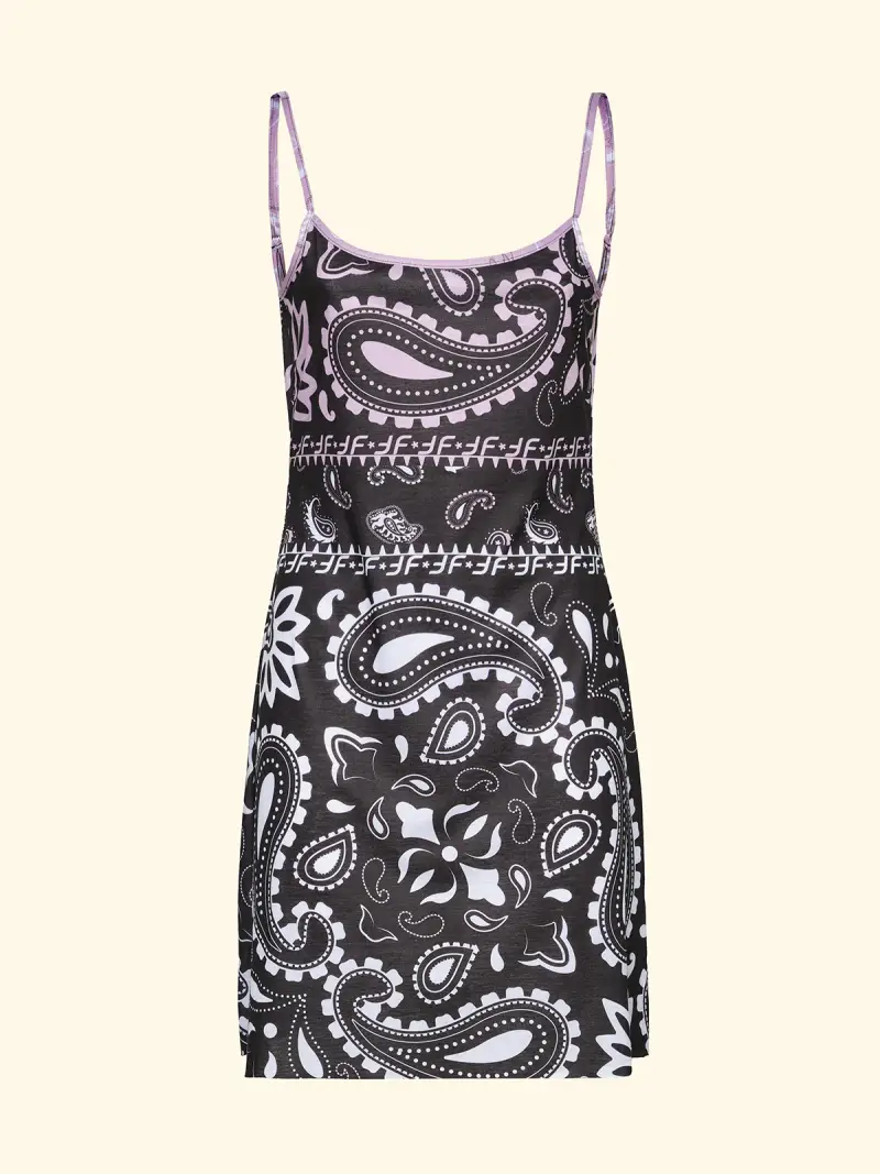 Vestito corto Donna F**K Fantasia SW3205-X46 miniatura 4