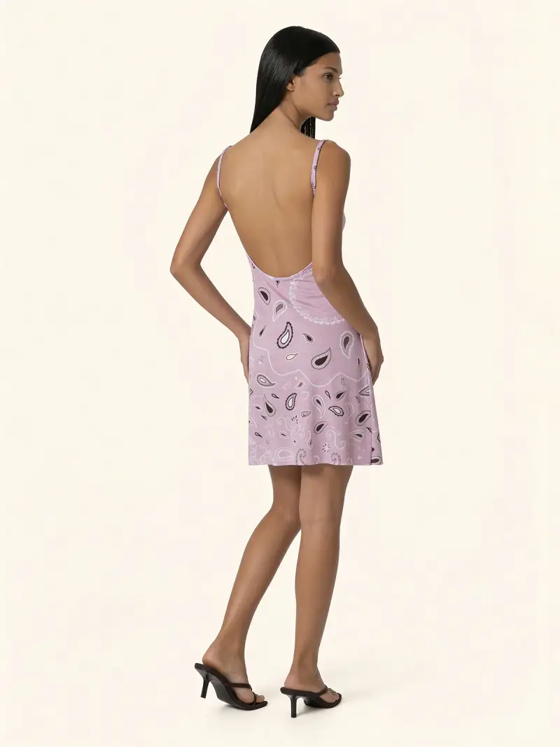 Vestito corto Donna F**K Fantasia SW3205-X48 miniatura 3