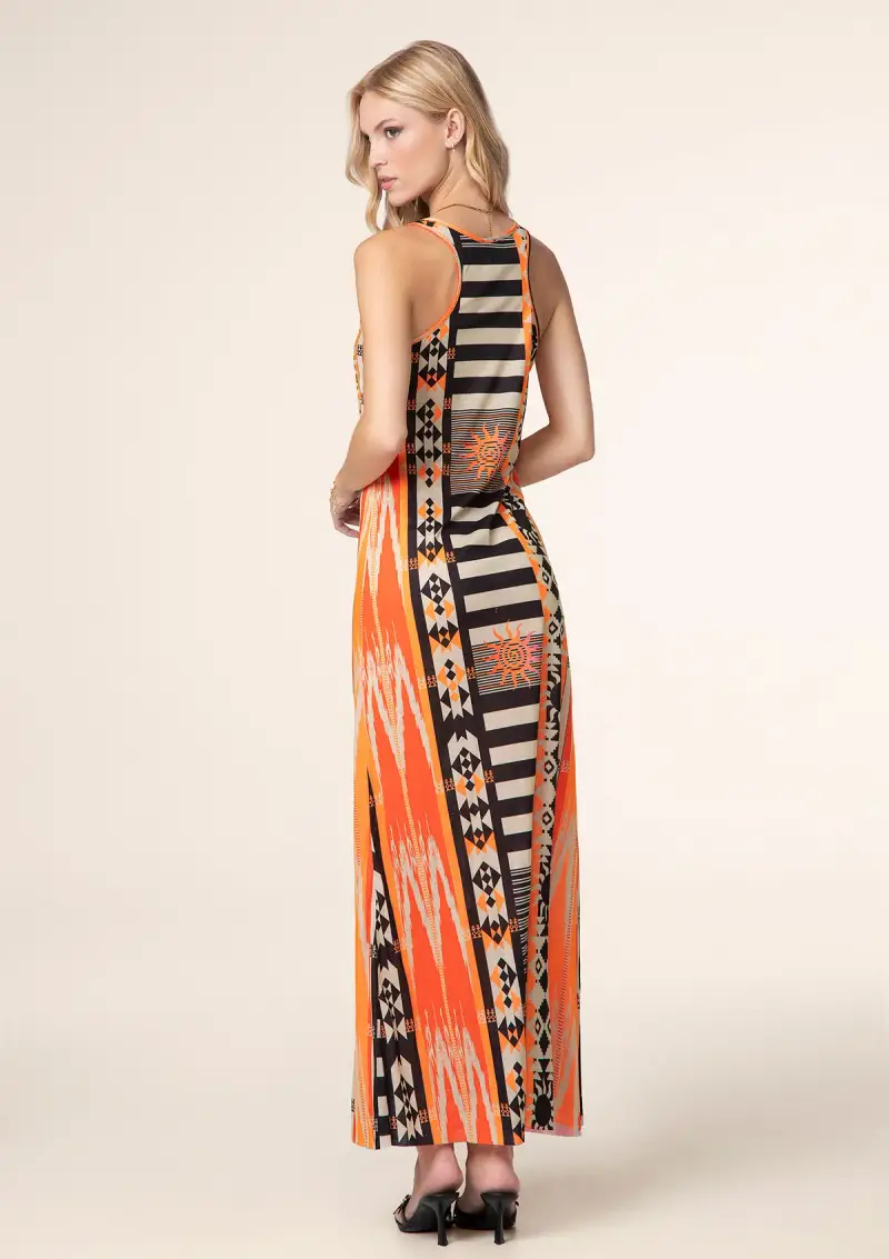 Vestito Lungo Donna F**K Fantasia 2612-X05 miniatura 3