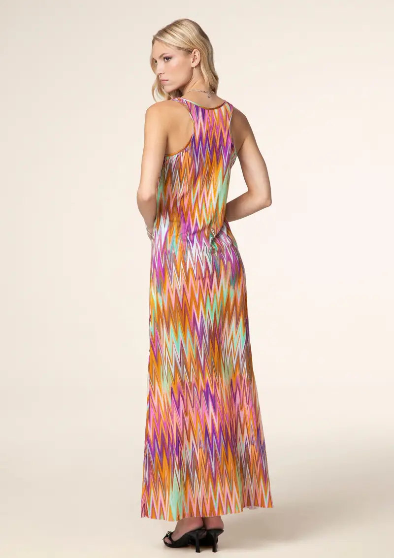 Vestito lungo Donna F**K Fantasia 2614-X08 miniatura 2