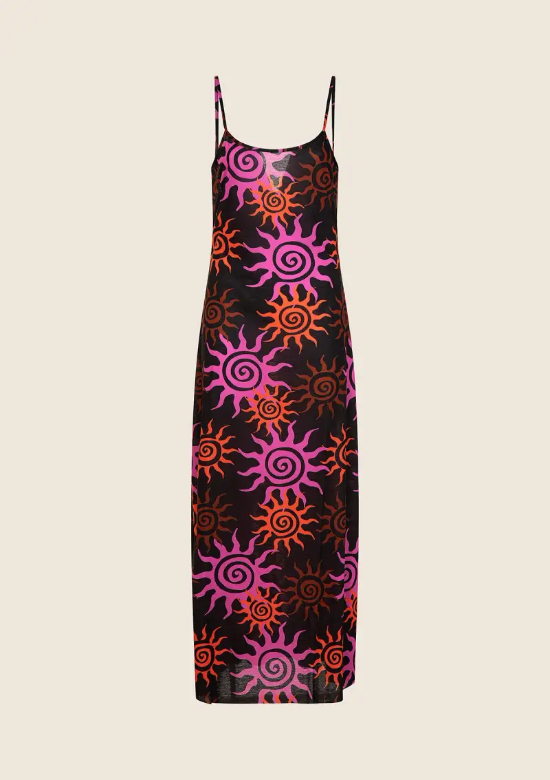 Vestito Lungo Donna F**K Fantasia 2637-X03 miniatura 3