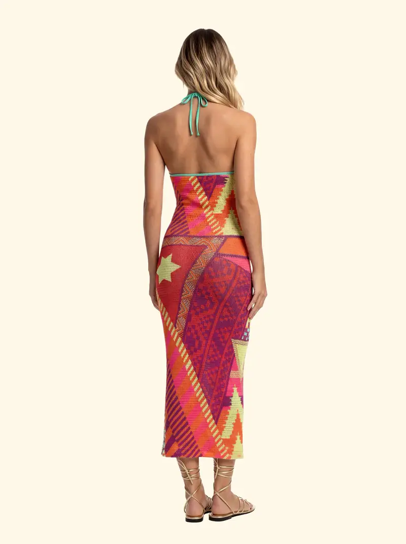 Vestito Lungo Donna F**K Fantasia SW0248-X13 miniatura 2