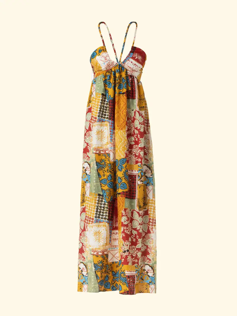 Vestito lungo Donna F**K Fantasia SW0436-X38 miniatura 3