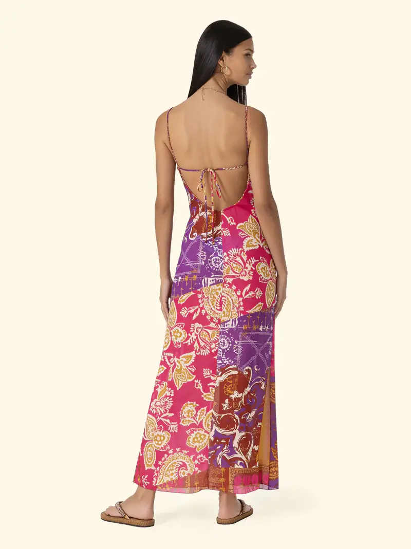 Vestito Lungo Donna F**K Fantasia SW0469-X41 miniatura 2