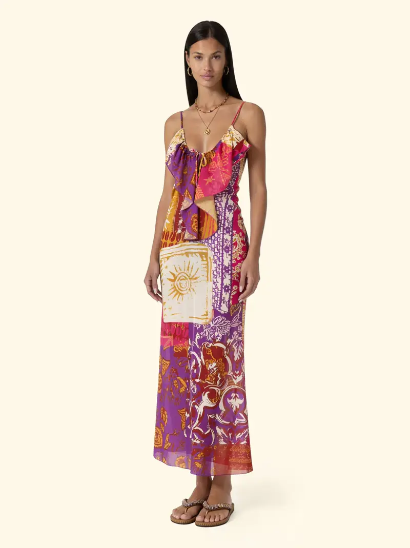 Vestito Lungo Donna F**K Fantasia SW0469-X41