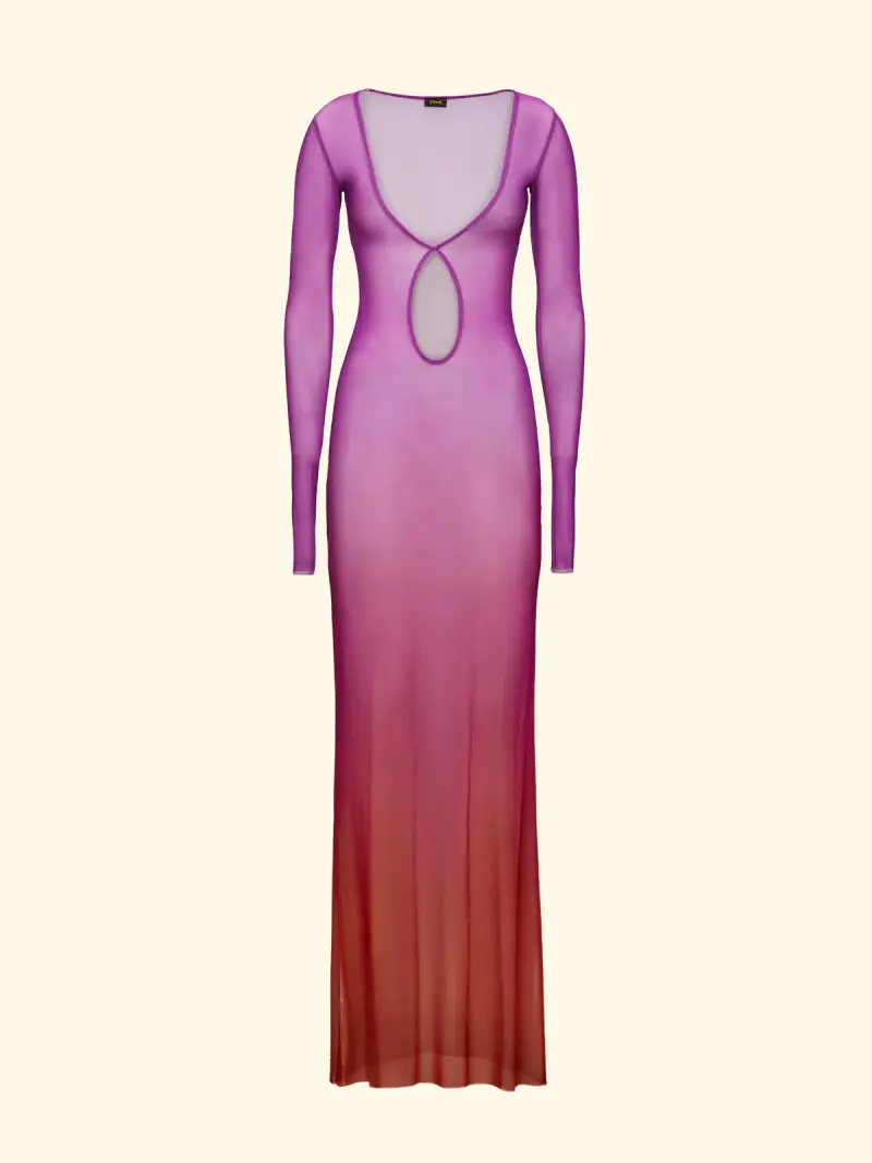 Vestito Lungo Donna F**K Fantasia SW1858-X81 miniatura 3